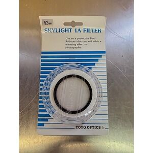Toyo Optics Japan 1A Skylight 52mm Lens Filter New In Box VTG NOS
